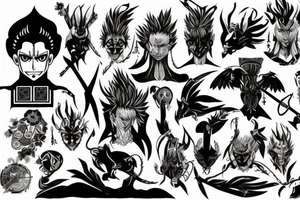 Hunter x hunter chrollo Lucifer tattoo idea