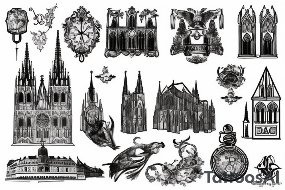 Wien Stephan's Dom tattoo idea