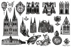 Wien Stephan's Dom tattoo idea