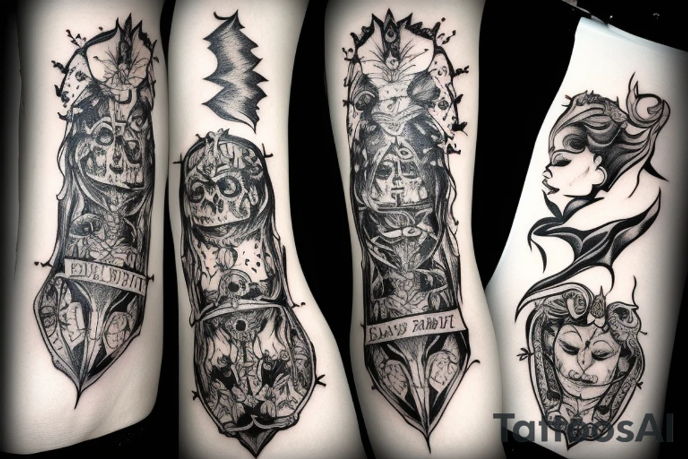 Gothic Stephan platz Death tattoo idea