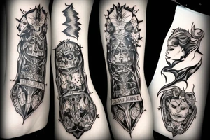 Gothic Stephan platz Death tattoo idea