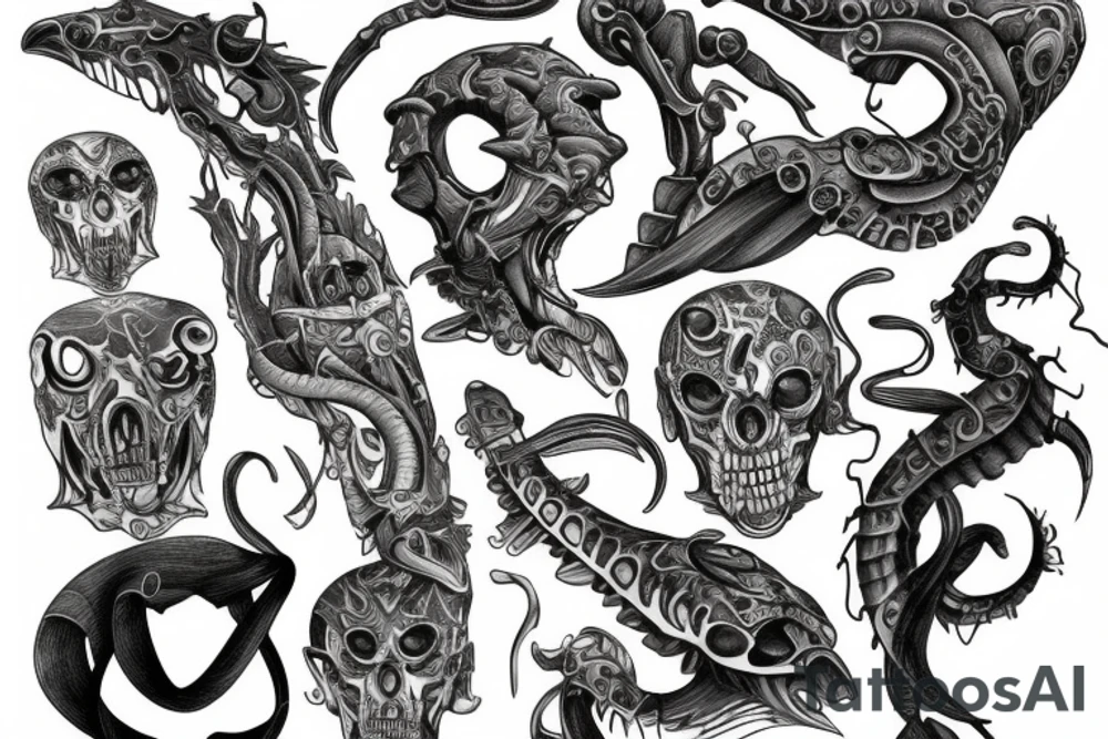 Come out upon my seas tattoo idea