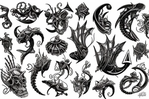 Come out upon my seas tattoo idea