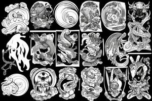 Come out upon my seas tattoo idea