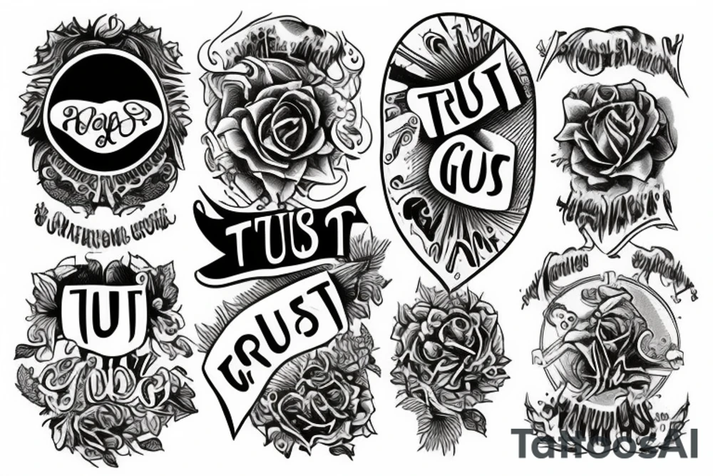 "Trust God" tattoo idea