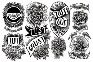 "Trust God" tattoo idea