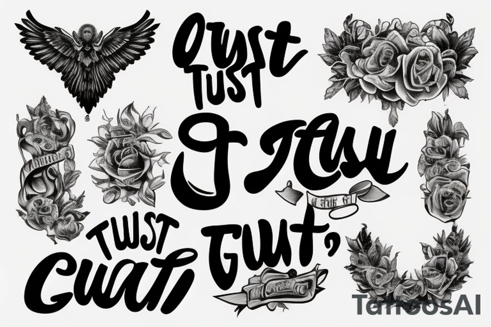 "Trust God" tattoo idea