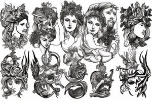 Greek mythology tattoo idea
