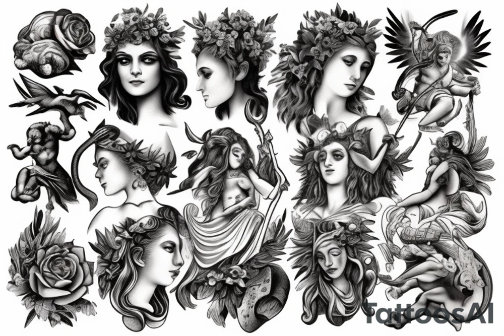 Greek mythology tattoo idea