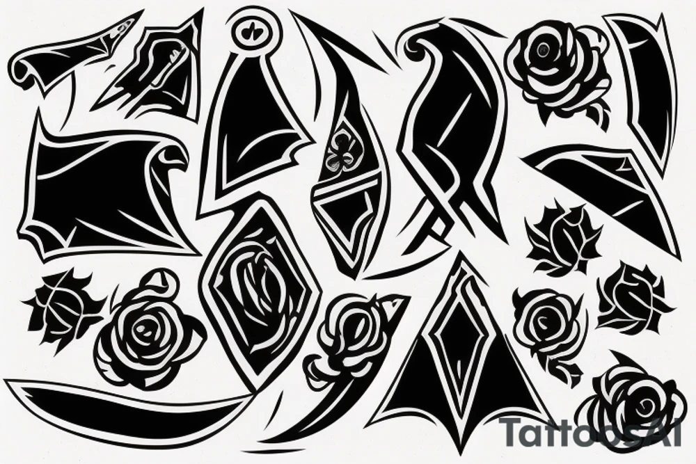 Knife tattoo idea