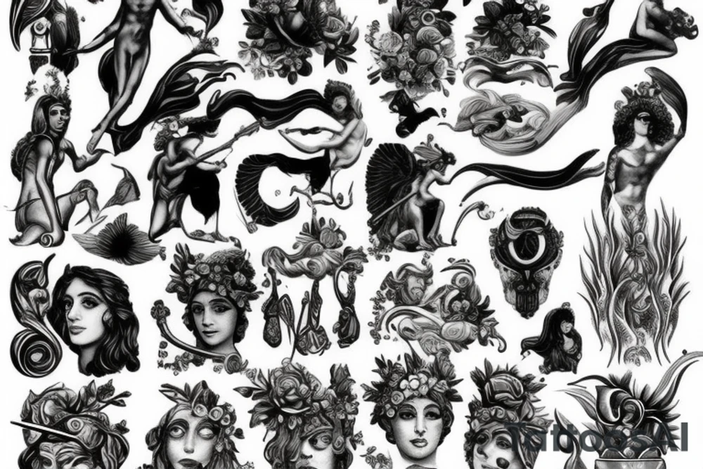 Greek Mythology tattoo idea