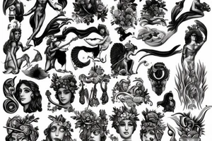 Greek Mythology tattoo idea