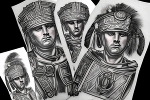 roman centurion tattoo idea