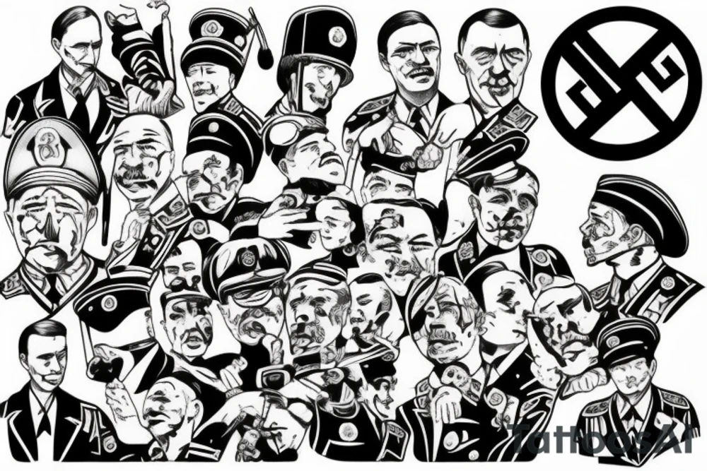 russia hitler tattoo idea