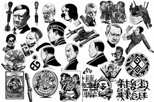russia hitler tattoo idea