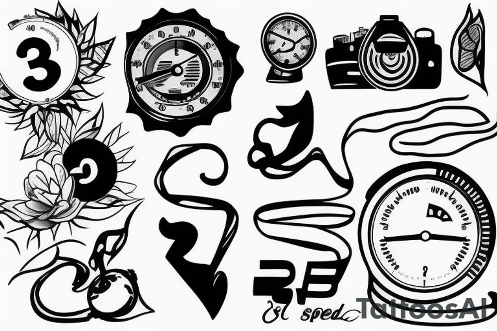 speed limit tattoo idea