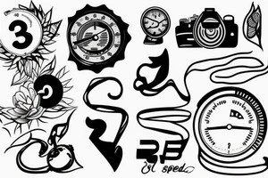 speed limit tattoo idea