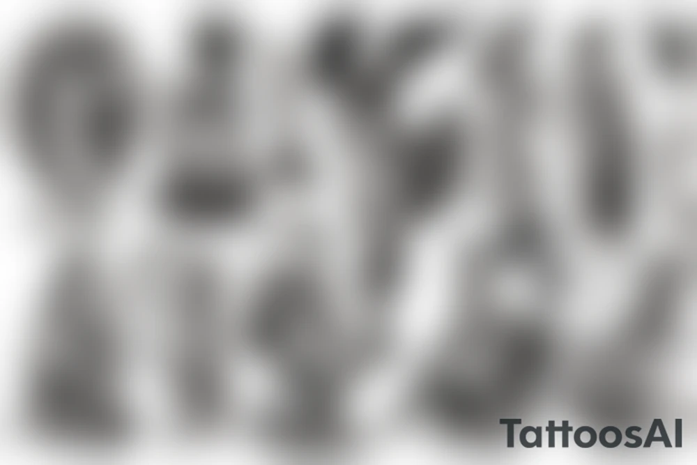 greek mythology statue tattoo idea
