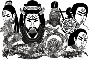 Me as a samurai tattoo idea