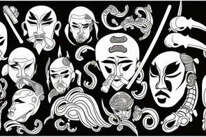 Me as a samurai tattoo idea