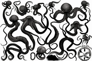 octopus arm tattoo idea