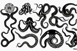 octopus arm tattoo idea