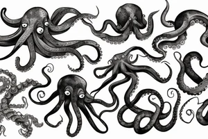 octopus arm tattoo idea