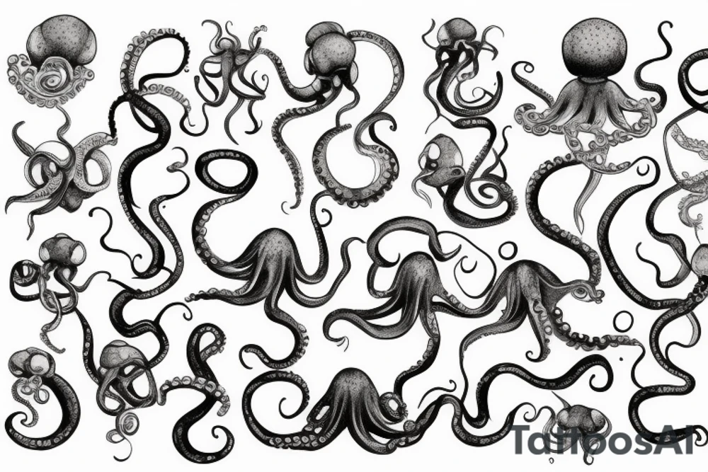 octopus arm tattoo idea