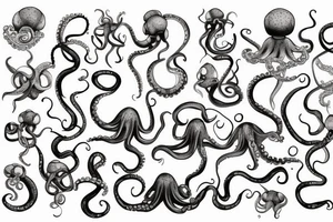 octopus arm tattoo idea