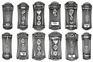 irish harp tattoo idea