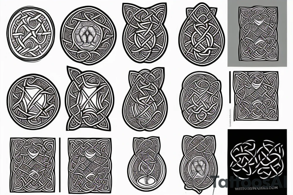 celtic harp tattoo idea