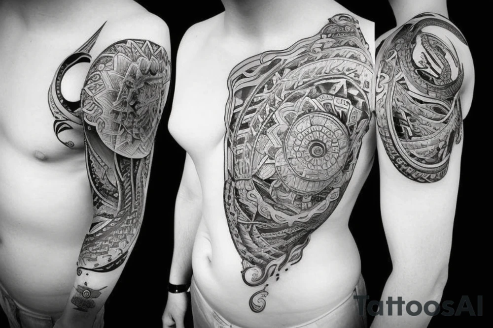 Mind and body are interrelated tattoo idea