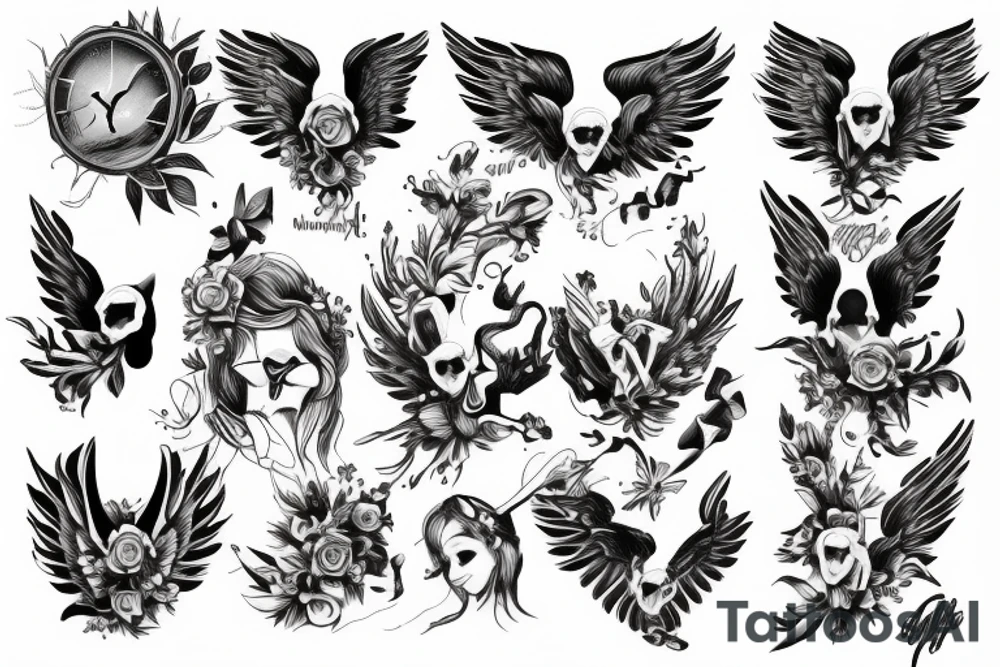 angel tattoo idea