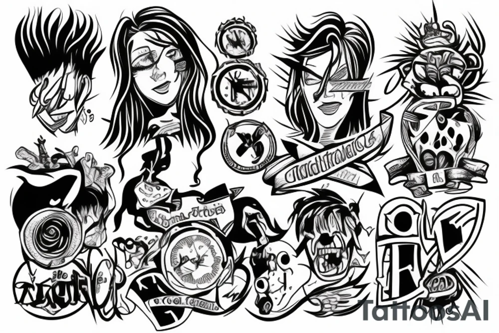 Son tribute tattoo idea