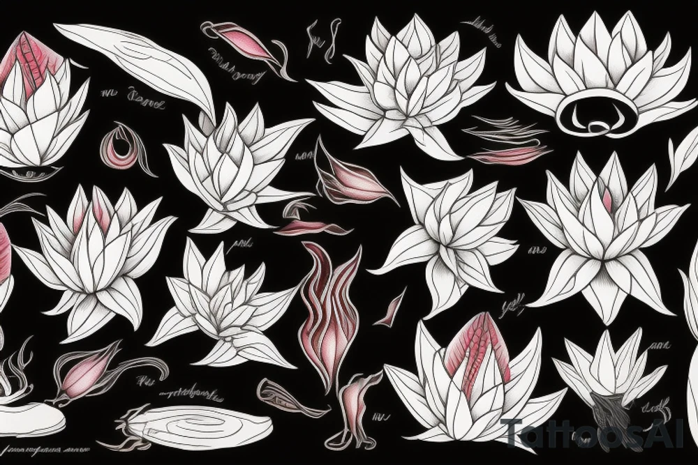 Blood lily tattoo idea