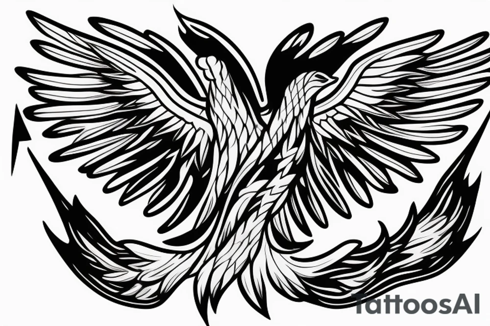 Albanian eagle tattoo idea