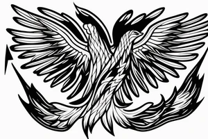 Albanian eagle tattoo idea