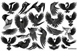 Albanian eagle tattoo idea