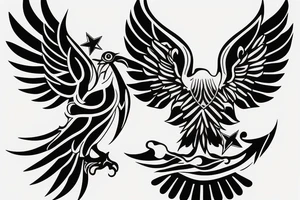 Albanian double headed eagle tattoo idea