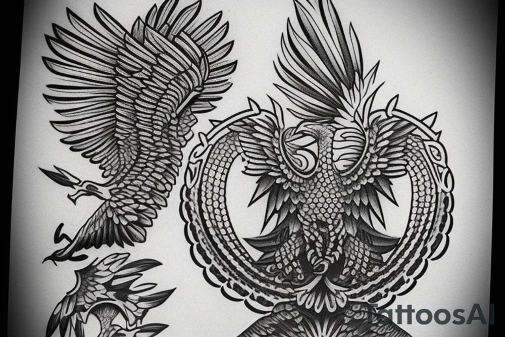 Albanian double headed eagle tattoo idea