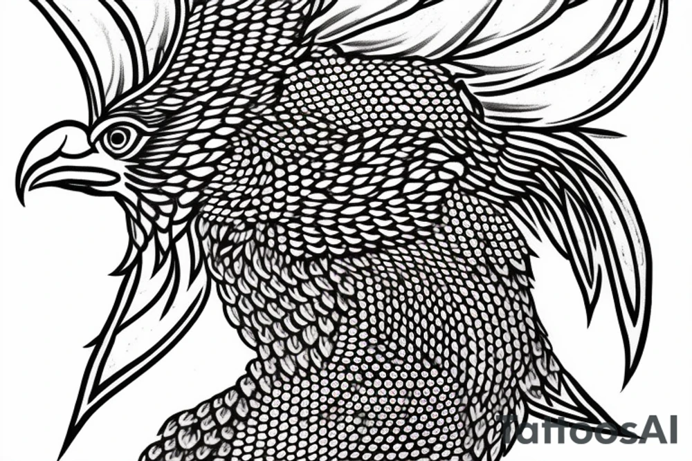 Albanian double headed eagle tattoo idea