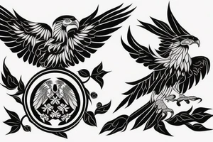 Albanian double headed eagle tattoo idea