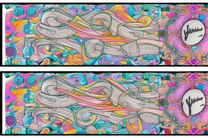Wrist band that reflects music addiction recovery and serenity tattoo idea