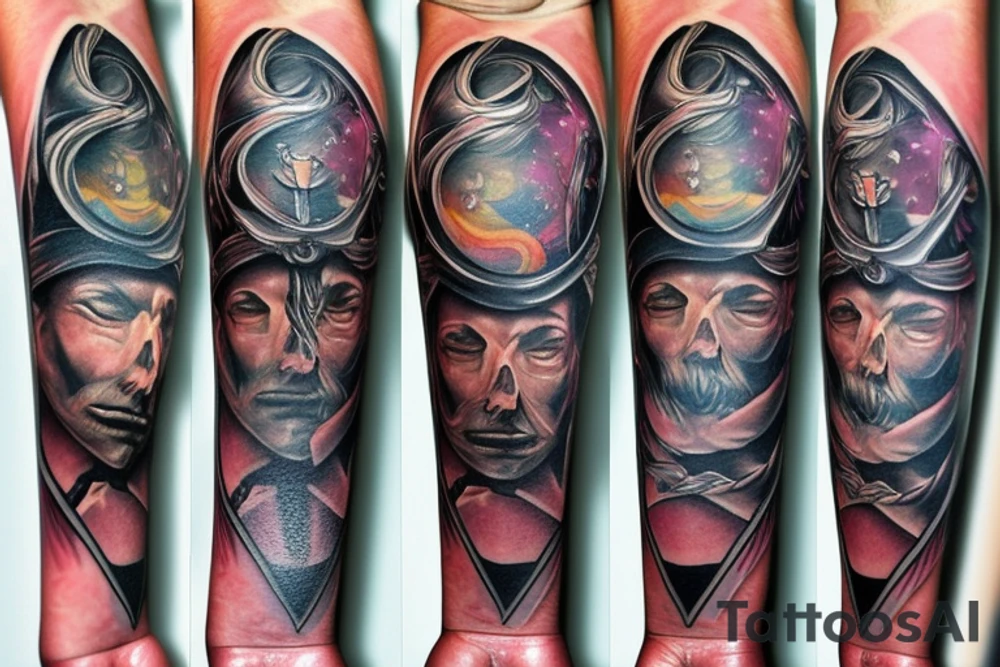wizard tattoo idea