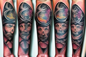 wizard tattoo idea