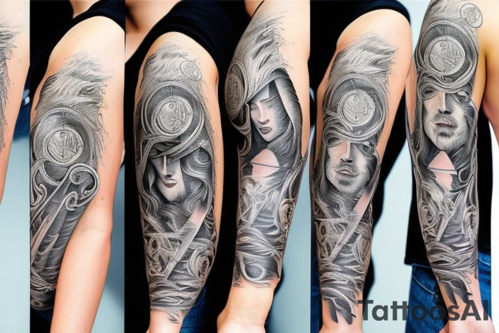 wizard tattoo idea
