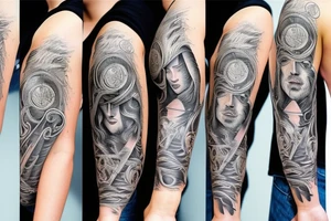 wizard tattoo idea