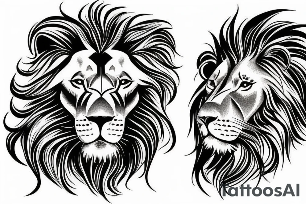 Lion tattoo idea