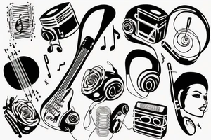 Music tattoo idea
