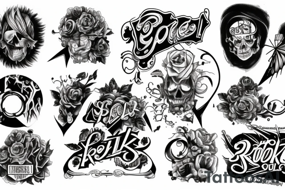 Rock n roll suicide tattoo idea